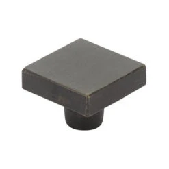 Emtek - Rustic Modern Square Knob, 1-1/4 Inch 7 Emtek - Rustic Modern Square Knob, 1-1/4 Inch -Plumb Tile emt86662mb 56