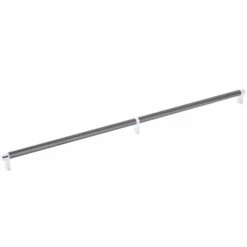 Emtek Emtek - Select Cabinet Pull 24 Inch C-C, Rectangular Stem, Smooth Bar -Plumb Tile emtek 84061recus26smus10b 27