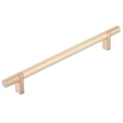 Emtek Emtek - Select Bar Cabinet Pull 8 Inch C-C, Rectangular Bar Stem, Smooth Bar