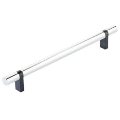 Emtek Emtek - Select Bar Cabinet Pull 8 Inch C-C, Rectangular Bar Stem, Smooth Bar 39 Emtek Emtek - Select Bar Cabinet Pull 8 Inch C-C, Rectangular Bar Stem, Smooth Bar -Plumb Tile emtek 84156rcbus10bsmus26 74