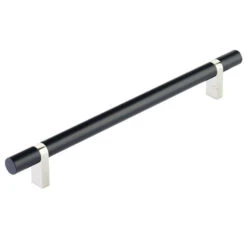 Emtek Emtek - Select Bar Cabinet Pull 8 Inch C-C, Rectangular Bar Stem, Smooth Bar 27 Emtek Emtek - Select Bar Cabinet Pull 8 Inch C-C, Rectangular Bar Stem, Smooth Bar -Plumb Tile emtek 84156rcbus14smus19 49
