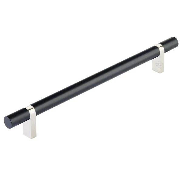 Emtek Emtek - Select Bar Cabinet Pull 8 Inch C-C, Rectangular Bar Stem, Smooth Bar 8 Emtek Emtek - Select Bar Cabinet Pull 8 Inch C-C, Rectangular Bar Stem, Smooth Bar - Image 6