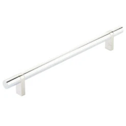 Emtek Emtek - Select Bar Cabinet Pull 8 Inch C-C, Rectangular Bar Stem, Smooth Bar 41 Emtek Emtek - Select Bar Cabinet Pull 8 Inch C-C, Rectangular Bar Stem, Smooth Bar -Plumb Tile emtek 84156rcbus14smus26 28
