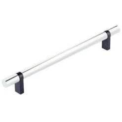 Emtek Emtek - Select Bar Cabinet Pull 8 Inch C-C, Rectangular Bar Stem, Smooth Bar 38 Emtek Emtek - Select Bar Cabinet Pull 8 Inch C-C, Rectangular Bar Stem, Smooth Bar -Plumb Tile emtek 84156rcbus19smus26 66