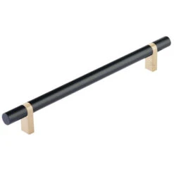 Emtek Emtek - Select Bar Cabinet Pull 8 Inch C-C, Rectangular Bar Stem, Smooth Bar 28 Emtek Emtek - Select Bar Cabinet Pull 8 Inch C-C, Rectangular Bar Stem, Smooth Bar -Plumb Tile emtek 84156rcbus4smus19 15