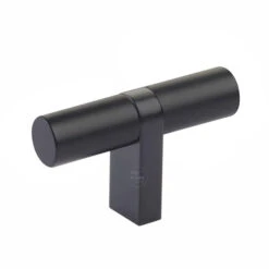Emtek - Select Cabinet T-Knob 2-1/4 Inch Overall, Rectangular Bar Stem, Smooth Bar -Plumb Tile emtek 86656rcbus10bsmus19 88