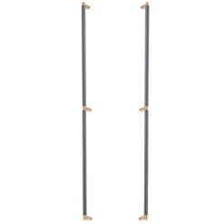 Emtek Emtek - Back To Back, Select Appliance Pull 36 Inch C-C, Rectangular Stem, Smooth Bar 35 Emtek Emtek - Back To Back, Select Appliance Pull 36 Inch C-C, Rectangular Stem, Smooth Bar -Plumb Tile emtek btb84073recscusmus10b 47