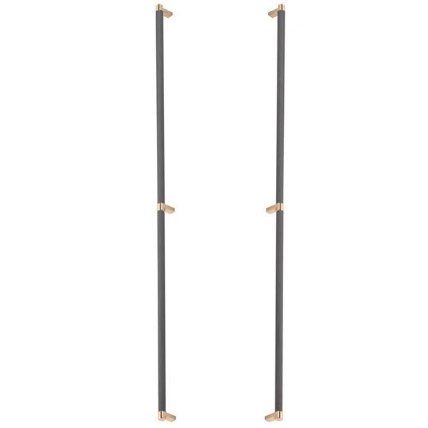 Emtek Emtek - Back To Back, Select Appliance Pull 36 Inch C-C, Rectangular Stem, Smooth Bar 9 Emtek Emtek - Back To Back, Select Appliance Pull 36 Inch C-C, Rectangular Stem, Smooth Bar - Image 7