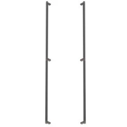 Emtek Emtek - Back To Back, Select Appliance Pull 36 Inch C-C, Rectangular Stem, Smooth Bar 24 Emtek Emtek - Back To Back, Select Appliance Pull 36 Inch C-C, Rectangular Stem, Smooth Bar -Plumb Tile emtek btb84073recus10bsmus19 11