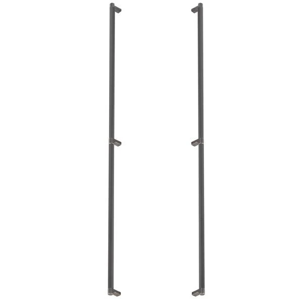 Emtek Emtek - Back To Back, Select Appliance Pull 36 Inch C-C, Rectangular Stem, Smooth Bar 5 Emtek Emtek - Back To Back, Select Appliance Pull 36 Inch C-C, Rectangular Stem, Smooth Bar - Image 3