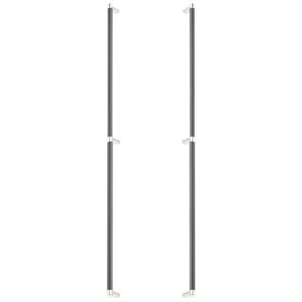 Emtek Emtek - Back To Back, Select Appliance Pull 36 Inch C-C, Rectangular Stem, Smooth Bar 14 Emtek Emtek - Back To Back, Select Appliance Pull 36 Inch C-C, Rectangular Stem, Smooth Bar - Image 12