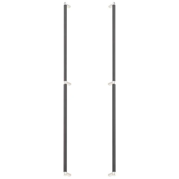 Emtek Emtek - Back To Back, Select Appliance Pull 36 Inch C-C, Rectangular Stem, Smooth Bar 7 Emtek Emtek - Back To Back, Select Appliance Pull 36 Inch C-C, Rectangular Stem, Smooth Bar - Image 5
