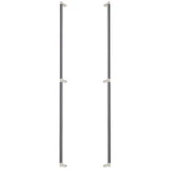 Emtek Emtek - Back To Back, Select Appliance Pull 36 Inch C-C, Rectangular Stem, Smooth Bar 36 Emtek Emtek - Back To Back, Select Appliance Pull 36 Inch C-C, Rectangular Stem, Smooth Bar -Plumb Tile emtek btb84073recus15smus10b 10