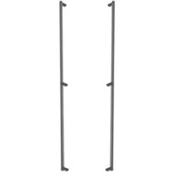 Emtek Emtek - Back To Back, Select Appliance Pull 36 Inch C-C, Rectangular Stem, Smooth Bar 30 Emtek Emtek - Back To Back, Select Appliance Pull 36 Inch C-C, Rectangular Stem, Smooth Bar -Plumb Tile emtek btb84073recus19smus10b 88