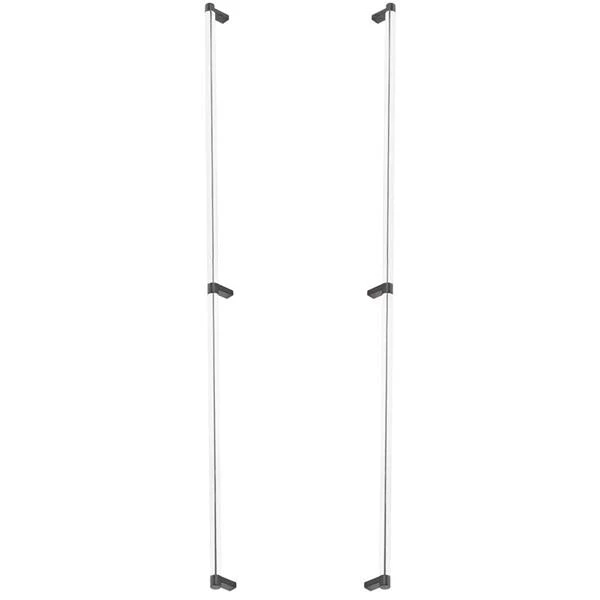 Emtek Emtek - Back To Back, Select Appliance Pull 36 Inch C-C, Rectangular Stem, Smooth Bar 18 Emtek Emtek - Back To Back, Select Appliance Pull 36 Inch C-C, Rectangular Stem, Smooth Bar - Image 16