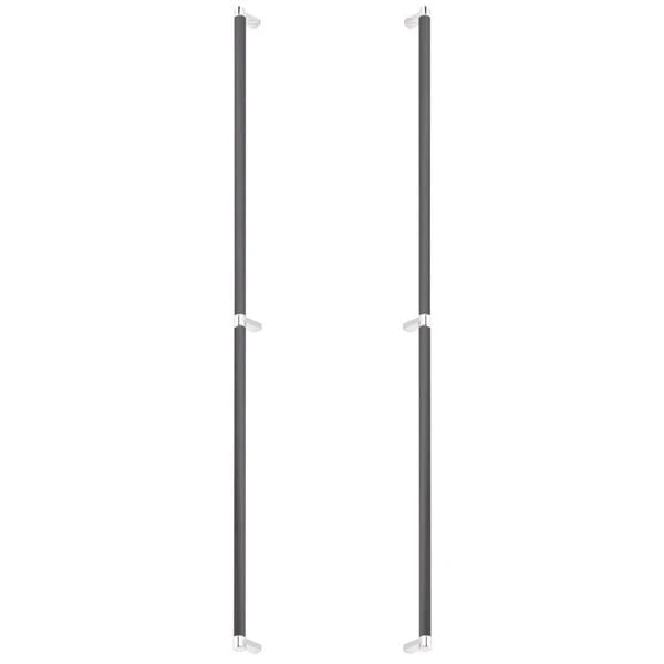 Emtek Emtek - Back To Back, Select Appliance Pull 36 Inch C-C, Rectangular Stem, Smooth Bar 6 Emtek Emtek - Back To Back, Select Appliance Pull 36 Inch C-C, Rectangular Stem, Smooth Bar - Image 4