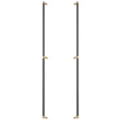 Emtek Emtek - Back To Back, Select Appliance Pull 36 Inch C-C, Rectangular Stem, Smooth Bar 27 Emtek Emtek - Back To Back, Select Appliance Pull 36 Inch C-C, Rectangular Stem, Smooth Bar -Plumb Tile emtek btb84073recus4smus19 32