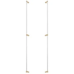 Emtek Emtek - Back To Back, Select Appliance Pull 36 Inch C-C, Rectangular Stem, Smooth Bar 41 Emtek Emtek - Back To Back, Select Appliance Pull 36 Inch C-C, Rectangular Stem, Smooth Bar -Plumb Tile emtek btb84073recus4smus26 24