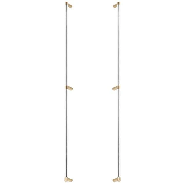 Emtek Emtek - Back To Back, Select Appliance Pull 36 Inch C-C, Rectangular Stem, Smooth Bar 22 Emtek Emtek - Back To Back, Select Appliance Pull 36 Inch C-C, Rectangular Stem, Smooth Bar - Image 20