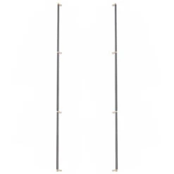 Emtek Emtek - Back To Back, Select Appliance Pull 54 Inch C-C, Rectangular Stem, Smooth Bar -Plumb Tile emtek btb84074recscusmus10b