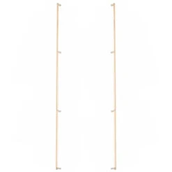 Emtek Emtek - Back To Back, Select Appliance Pull 54 Inch C-C, Rectangular Stem, Smooth Bar