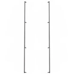 Emtek Emtek - Back To Back, Select Appliance Pull 54 Inch C-C, Rectangular Stem, Smooth Bar -Plumb Tile emtek btb84074recus19smus10b