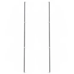 Emtek Emtek - Back To Back, Select Appliance Pull 54 Inch C-C, Rectangular Stem, Smooth Bar -Plumb Tile emtek btb84074recus26smus10b