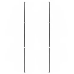 Emtek Emtek - Back To Back, Select Appliance Pull 54 Inch C-C, Rectangular Stem, Smooth Bar -Plumb Tile emtek btb84074recus26smus19