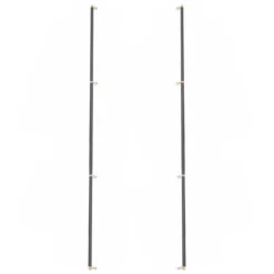 Emtek Emtek - Back To Back, Select Appliance Pull 54 Inch C-C, Rectangular Stem, Smooth Bar -Plumb Tile emtek btb84074recus4smus19