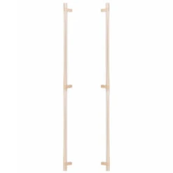 Emtek Emtek - Back To Back, Select Bar Appliance Pull 36 Inch C-C, Rectangular Bar Stem, Smooth Bar