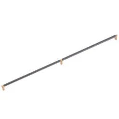 Emtek Emtek - Concealed Surface, Select Appliance Pull 36 Inch C-C, Rectangular Stem, Smooth Bar -Plumb Tile emtek cs84073recscusmus10b 97