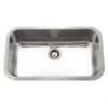 Hamat Hamat - Enterprise 32 Inch Undermount Stainless Steel Large Single Bowl Kitchen Sink, 18 Gauge 2 Hamat Hamat - Enterprise 32 Inch Undermount Stainless Steel Large Single Bowl Kitchen Sink, 18 Gauge -Plumb Tile ent 3218s