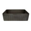 Nantucket Sinks Nantucket Sinks - 33-Inch Farmhouse Fireclay Sink - Concrete 2 Nantucket Sinks Nantucket Sinks - 33-Inch Farmhouse Fireclay Sink - Concrete -Plumb Tile fcfs3320s concrete
