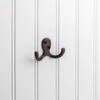 Elements Elements - 1-7/8 Inch Double Zinc Wall Mount Coat Hook.