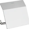 Hansgrohe Hansgrohe - AddStoris Toilet Paper Holder With Cover -Plumb Tile hpr02928 tif