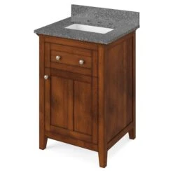 Jeffrey Alexander Jeffrey Alexander - 24 Inch Chatham Vanity With Vanity Top And Undermount Rectangle Bowl