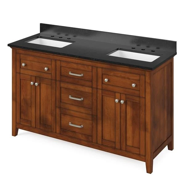 Jeffrey Alexander Jeffrey Alexander - 60 Inch Chatham Vanity With Vanity Top And Two Undermount Rectangle Bowls 10 Jeffrey Alexander Jeffrey Alexander - 60 Inch Chatham Vanity With Vanity Top And Two Undermount Rectangle Bowls - Image 8