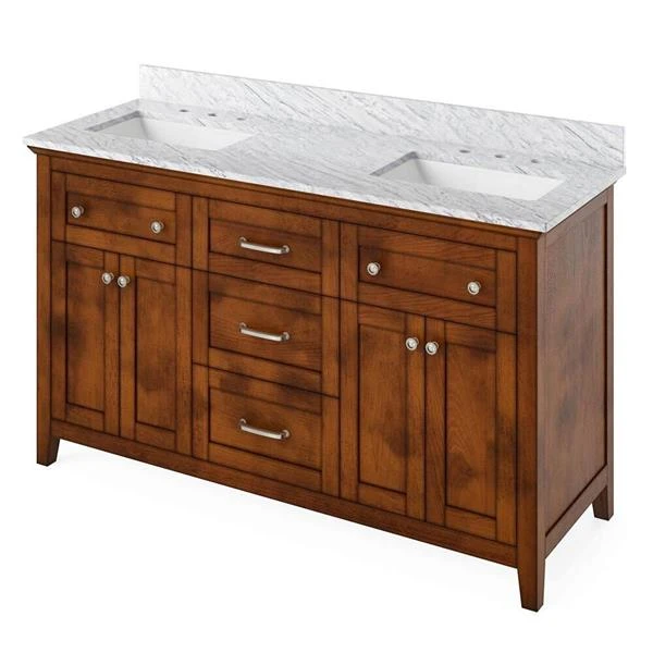 Jeffrey Alexander Jeffrey Alexander - 60 Inch Chatham Vanity With Vanity Top And Two Undermount Rectangle Bowls 12 Jeffrey Alexander Jeffrey Alexander - 60 Inch Chatham Vanity With Vanity Top And Two Undermount Rectangle Bowls - Image 10