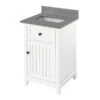 Jeffrey Alexander Jeffrey Alexander - 24 Inch Savino Vanity With Vanity Top And Undermount Rectangle Bowl -Plumb Tile jeffrey alexander vkitsav24whsgr