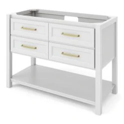 Jeffrey Alexander Jeffrey Alexander - 48 Inch Kipling Single Sink Free Standing Vanity Cabinet - Less Vanity Top -Plumb Tile kapnlq9wzg64fuesdzfa