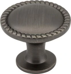 Elements - 1-1/4 Inch Diameter Round Rope Detailed Lindos Cabinet Knob 9 Elements - 1-1/4 Inch Diameter Round Rope Detailed Lindos Cabinet Knob -Plumb Tile ktoutpqbmym8b3bydixz