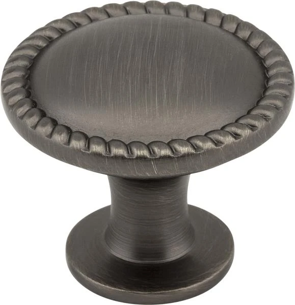 Elements - 1-1/4 Inch Diameter Round Rope Detailed Lindos Cabinet Knob 6 Elements - 1-1/4 Inch Diameter Round Rope Detailed Lindos Cabinet Knob - Image 4