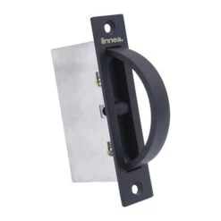 Linnea Linnea - Half Moon Shaped Pocket Door Edge Pull -Plumb Tile lin ep600sbl