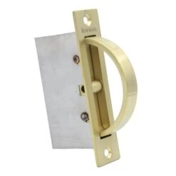 Linnea Linnea - Half Moon Shaped Pocket Door Edge Pull -Plumb Tile lin ep600sbr