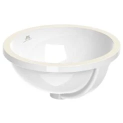 Lefroy Brooks Lefroy Brooks - White Oval Undermount Basin (Double Glazed)