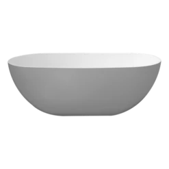 DADO Dado - Marina Bathtub 59 Inch - Internal Overflow 14 DADO Dado - Marina Bathtub 59 Inch - Internal Overflow -Plumb Tile marina tub gray