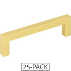 Elements Elements - 96 Mm Center-to-Center Square Stanton Cabinet Bar Pull - 25-Pack 8 Elements Elements - 96 Mm Center-to-Center Square Stanton Cabinet Bar Pull - 25-Pack -Plumb Tile n2ccmuybsyourmhuedwd