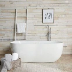 Maidstone Maidstone - Naras Acrylic 67 Inch Double Ended Freestanding Tub