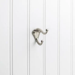 Elements Elements - 2-5/16 Inch Double Zinc Wall Mount Coat Hook. 7 Elements Elements - 2-5/16 Inch Double Zinc Wall Mount Coat Hook. -Plumb Tile nkfoyuaptbisomnaajgs