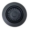 Nantucket Sinks Nantucket Sinks - Matte Black Sink Drain For Granite Composite Sinks Without Overflow -Plumb Tile nt 3.5kd gcmb s3